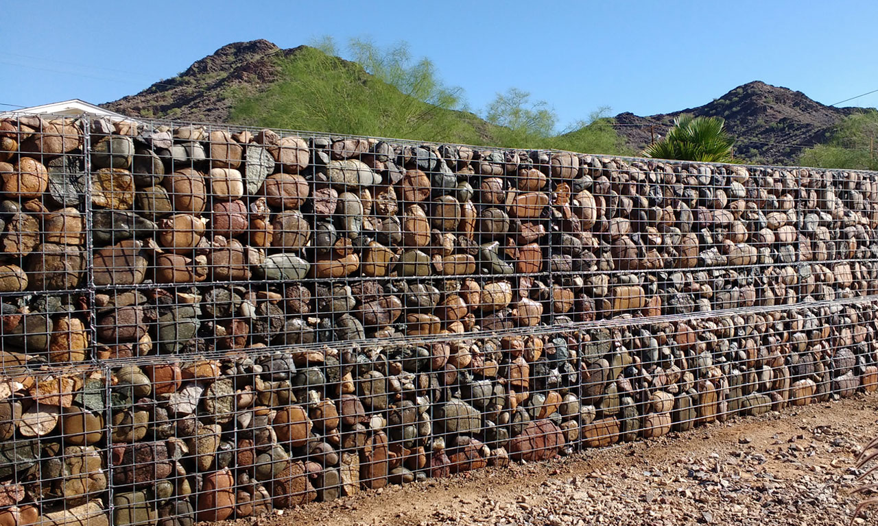 กล่องลวดตาข่าย Gabion Mattress