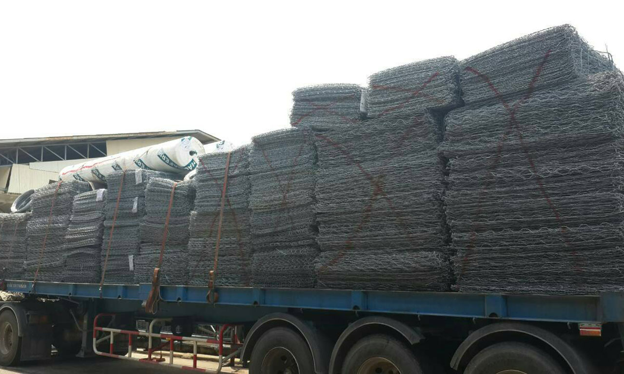 กล่องลวดตาข่าย Gabion Mattress