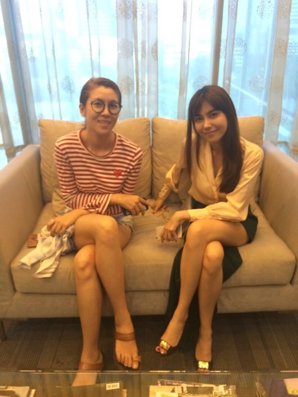 คุณเชียร์ ฑิฆัมพร และคุณการ์ตูน อินทิรา